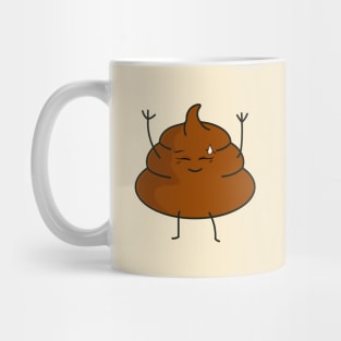 Funny Poop Design Mug